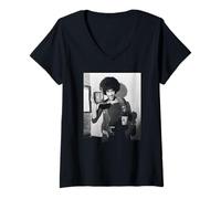 Mujer Thin Lizzy Phil Lynott Whisky En El Tarro 1973 Camiseta Cuello V