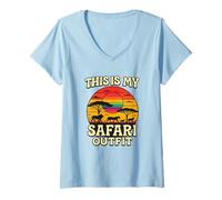 Mujer This Is My Safari LGBTQ Shirt Cool African Safari Lovers Camiseta Cuello V