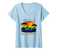 Mujer This Is My Safari LGBTQ Shirt Cool African Safari Lovers Camiseta Cuello V
