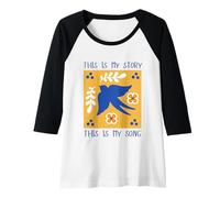 Mujer This Is My Story This Is My Song Blessed Assurance Himno Bird Camiseta Manga Raglan