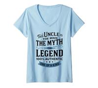 Mujer This Uncle Is The Man The Myth The Legend 100% Authentic One Camiseta Cuello V