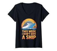 Mujer This Week I Don´t Give a Ship Camiseta Cuello V