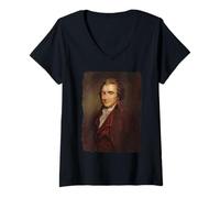 Mujer Thomas Paine, American Founding Father, French Revolutionary Camiseta Cuello V