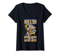 Mujer Those Who Ban Books were Never The Good Guys Camiseta Cuello V