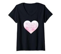 Mujer Thy Word Have I Hid in Mine Heart - Psalm 119:11 Women Girls Camiseta Cuello V