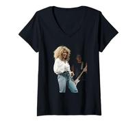 Mujer Tina Turner Extranjero Despedida Tour Palacio Versalles Camiseta Cuello V