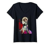 Mujer Tina Turner Live Palace of Versalles Paris Despedida Tour Camiseta Cuello V