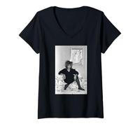 Mujer Tina Turner Reina del Rock 'N' Roll Camiseta Cuello V