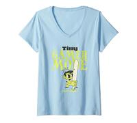 Mujer Tiny Gamer Mode Retro Video Game Player Kids Adventure Camiseta Cuello V