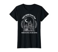Mujer Tired Moms Book Club Reading Café Camiseta
