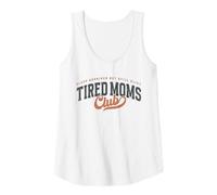 Mujer Tired Moms Club Vintage Madre Gran Mamá Diseño Mamá Camiseta sin Mangas