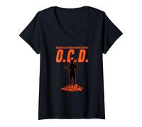 Mujer Tiro al Plato I Trampas Alcance Escopeta Clay Pigeon Camiseta Cuello V