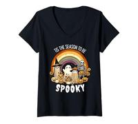 Mujer Tis The Season Be Spooky Season Halloween In My Spooky Era Camiseta Cuello V