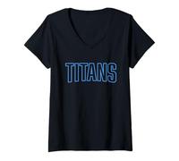 Mujer Titanes Camiseta Cuello V