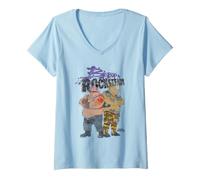 Mujer TMNT out of The Shadows Bebop and Rocksteady Camiseta Cuello V