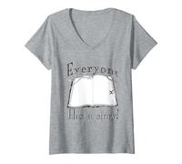 Mujer Todo el Mundo Tiene una Historia Camiseta Cuello V