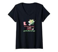 Mujer Todo lo Que Necesito Saber sobre la jardinería de la Vida para jardineros Camiseta Cuello V