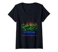 Mujer Todo lo que tenemos que decidir es qué hacer con la cita de tiempo Camiseta Cuello V
