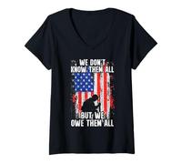 Mujer Todos Ellos Pero Les debemos Todo lo Que no Sabemos Camiseta Cuello V