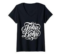 Mujer Tohu Bohu Francés Elegante Caos Camiseta Cuello V