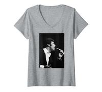 Mujer Tom Jones Cantando en el Copacabana New York Camiseta Cuello V