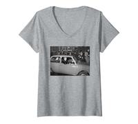 Mujer Tom Jones Cantante en su Coche 1973 Camiseta Cuello V