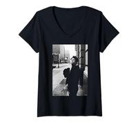 Mujer Tom Waits Small Change Rain Dogs Cantante de AJ Barratt Camiseta Cuello V