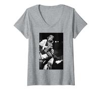 Mujer Tony Hadley & Steve Norman Spandau Ballet Desfile Era 1984 Camiseta Cuello V