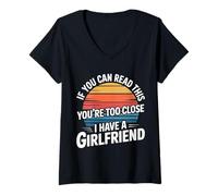 Mujer Too Close Yes I Have A Girlfriend - Camiseta Cuello V