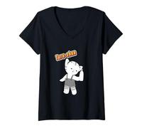Mujer Tora-Chan Camiseta Cuello V
