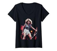 Mujer Tour de Despedida de Tina Turner Live Foreign Affair 1990 Camiseta Cuello V