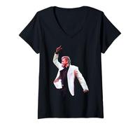 Mujer Tour del Milenio de Barry Manilow en Vivo en Newcastle Camiseta Cuello V