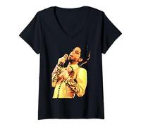 Mujer Tour Prince Live Diamantes Y Perlas 1992 Camiseta Cuello V
