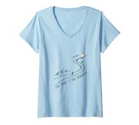 Mujer Trail Is The Teacher Ultra Mindful Trail Run Camiseta Cuello V