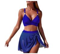 Mujer Traje De Baño De Dos Piezas Bikini Mujer Push Up Bañadores Deportivos Cuello En V Y Tanga Bikinis Dos Piezas Surf Vikinis Bikinis Mujers Deportivo Bañador con Laterales para Playa y Piscina