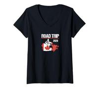 Mujer Traje Road Trip Canadá 2026 | Camiseta Cuello V