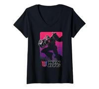 Mujer Transformers Megatron Decepticon GANA a lo Grande Camiseta Cuello V
