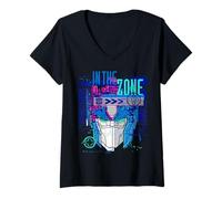 Mujer Transformers Optimus Prime In The Zone Camiseta Cuello V