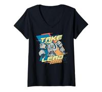 Mujer Transformers Take The Lead Camiseta Cuello V