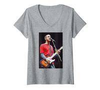 Mujer Travis Singer Fran Healy El Hombre Que era 2000 Camiseta Cuello V