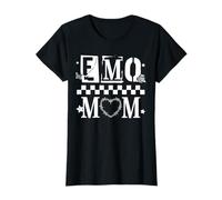 Mujer Trendy Apparel Mother's Day EMO Mom Alternative Stencil Font Camiseta