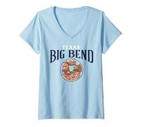 Mujer Trendy Apparel Texas Big Bend National Park Rock Formation Camiseta Cuello V