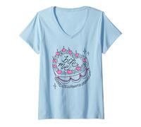 Mujer Trendy Apparel Valentine's Day Bite Me Sassy Cake Gift Camiseta Cuello V