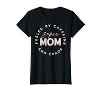 Mujer Trendy Apparel Women's History Month Caos Fueled Super Mom Camiseta