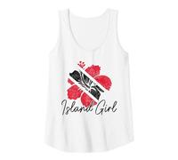 Mujer Trinidad & Tobago Girl Trinidad Bandera Orgullo Raíces Camiseta sin Mangas