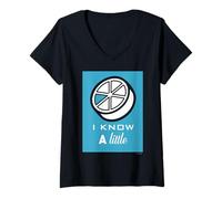 Mujer Trivial Pursuit I Know A Little Camiseta Cuello V