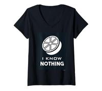 Mujer Trivial Pursuit I Know Nothing Camiseta Cuello V