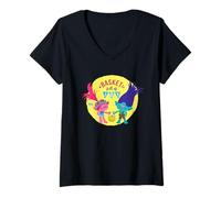 Mujer Trolls Basket Full of Joy Camiseta Cuello V