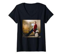 Mujer Truly Madly Deeply Actor Alan Rickman 1991 Por Michael Grecco Camiseta Cuello V