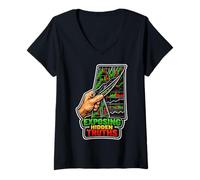 Mujer Truths Trading Chart Humor Camiseta Cuello V